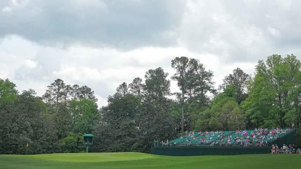 5th hole green, 2023 masters